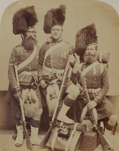 Gardner, McKenzie and Glen, 42 Pułk Piechoty (The Royal Highland) autorstwa Robert Howlett