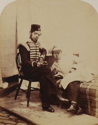 Lockart, 31 Pułk Piechoty (Huntingdonshire), 1856 (zdjęcie w sepii) autorstwa Robert Howlett