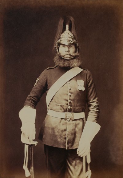 Rough-Rider Macnamara, 5th (Princess Charlotte of Wales) Dragoon Guards autorstwa Robert Howlett