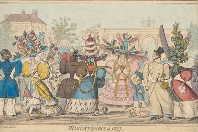 Potworności z 1827 roku autorstwa Robert Isaac Cruikshank