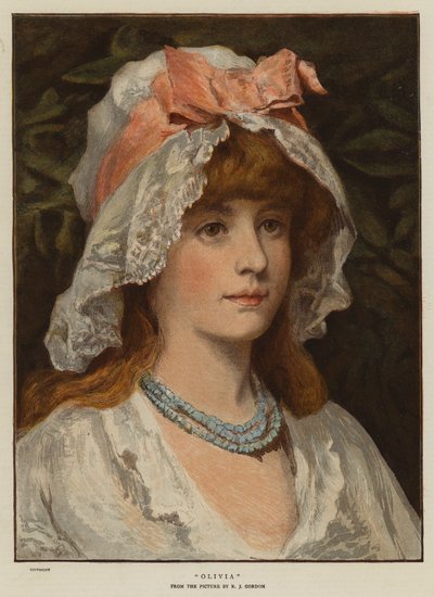 Olivia (chromolitho) autorstwa Robert James Gordon