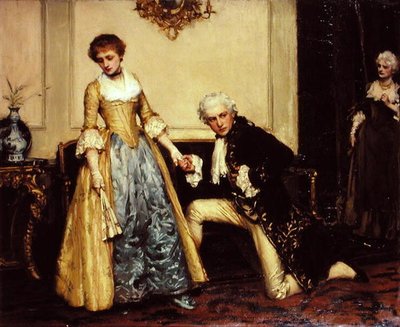 Propozycja (olej na płótnie) autorstwa Robert James Gordon