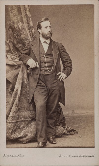 Portret malarza Ludwiga Knausa 1829-1910. autorstwa Robert Jefferson Bingham