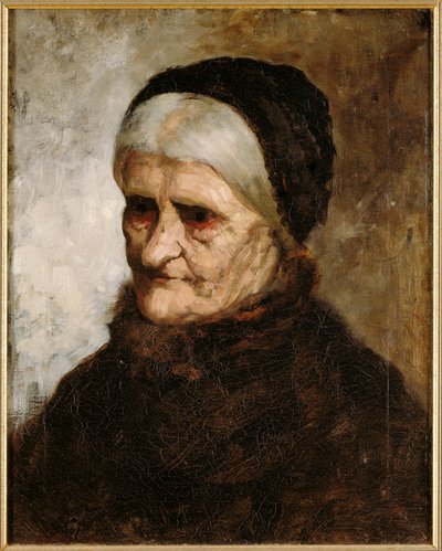 Głowa starej kobiety, 1881 autorstwa Robert Koehler