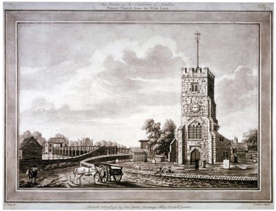 Kościół St Mary, Putney, Wandsworth, Londyn, 1783. autorstwa Robert Laurie