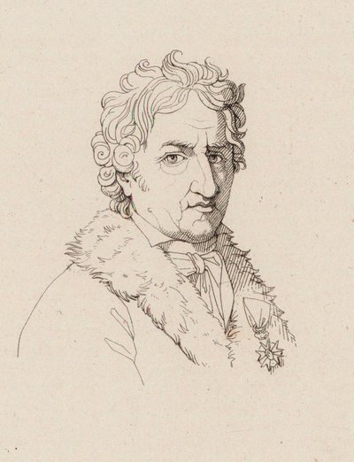 Portret kompozytora Pierre-Alexandre Monsigny 1729-1817, c. 1810. autorstwa Robert Lefevre