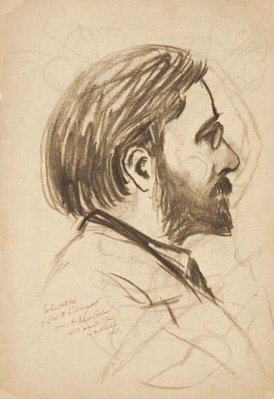 Szkic portretowy Louisa M. Eilshemiusa, 1903. autorstwa Robert Lindner