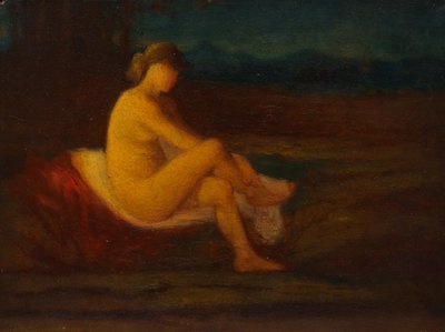 Kąpiący się, XIX wiek. autorstwa Robert Loftin Newman