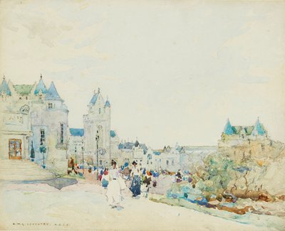 Promenada (akwarela) autorstwa Robert McGowan Coventry