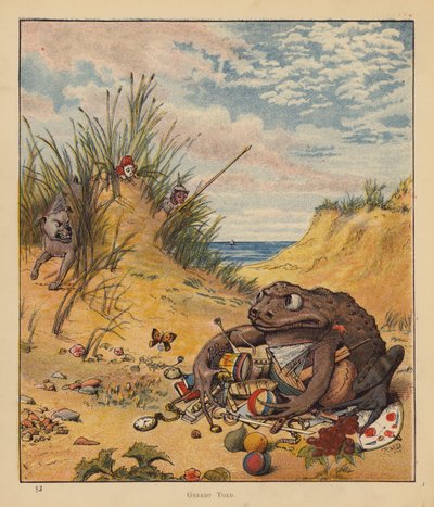 The Kitten Pilgrims: Greedy Toad (kolor lito) autorstwa Robert Michael Ballantyne