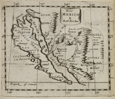 Maps.C.39.a.11, mapa 57 Nowy Meksyk autorstwa Robert Morden