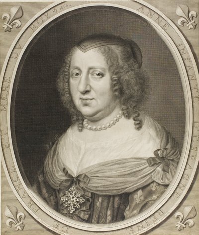Anna Austriacka autorstwa Robert Nanteuil