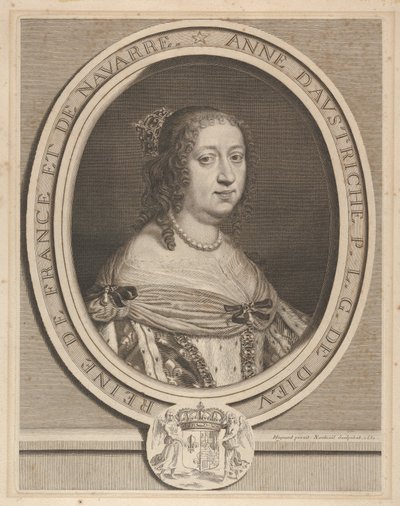 Anna Austriaczka, 1660. autorstwa Robert Nanteuil