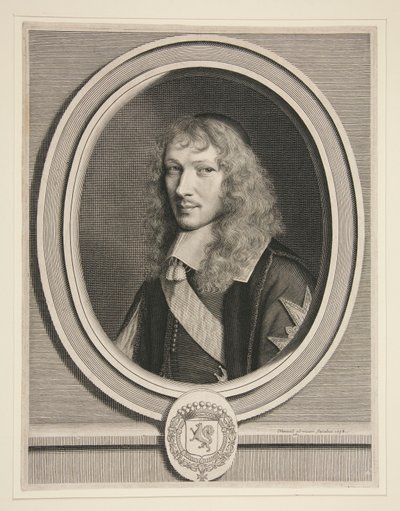 Basil Fouquet, Abb? de Barbeaux i de Rigny, kanclerz orderów królewskich (opat Barbeaux i Rigny, kanclerz królewski autorstwa Robert Nanteuil