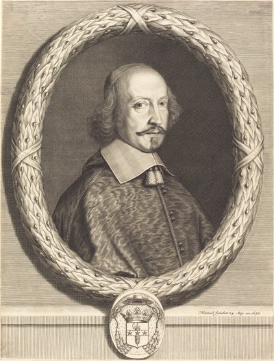Kardynał Jules Mazarin autorstwa Robert Nanteuil