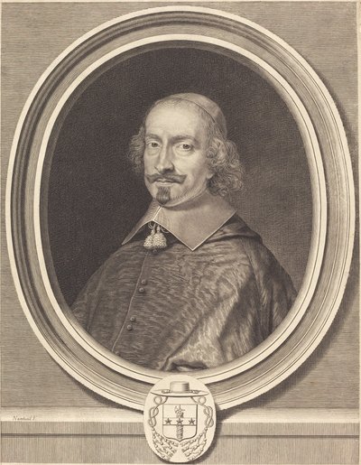 Kardynał Jules Mazarin autorstwa Robert Nanteuil