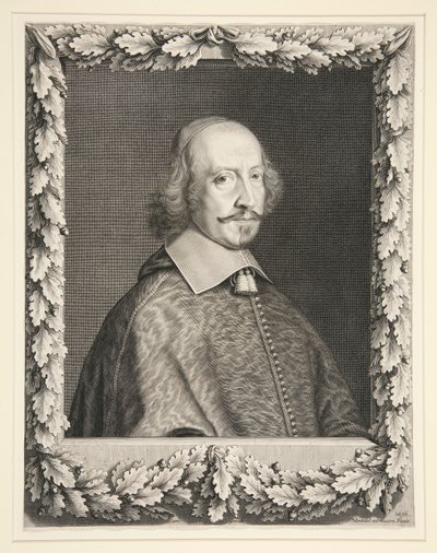 Kardynał Jules Mazarin autorstwa Robert Nanteuil