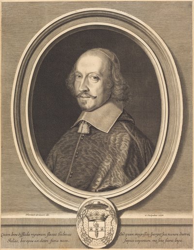 Kardynał Jules Mazarin autorstwa Robert Nanteuil