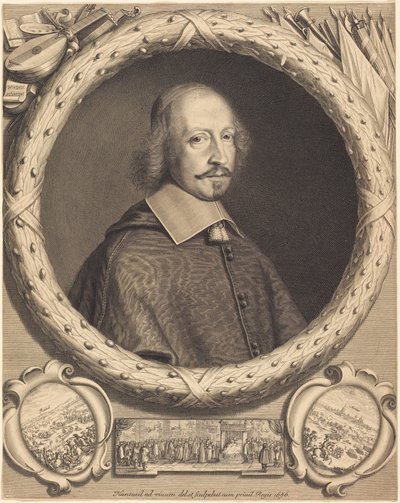 Kardynał Jules Mazarin autorstwa Robert Nanteuil