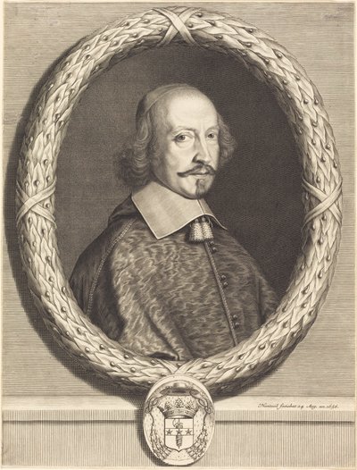 Kardynał Jules Mazarin autorstwa Robert Nanteuil
