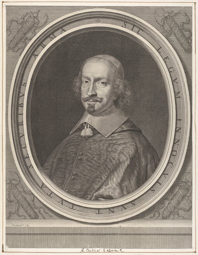 Kardynał Jules Mazarin autorstwa Robert Nanteuil