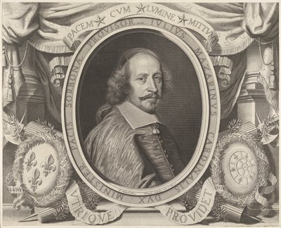 Kardynał Jules Mazarin autorstwa Robert Nanteuil