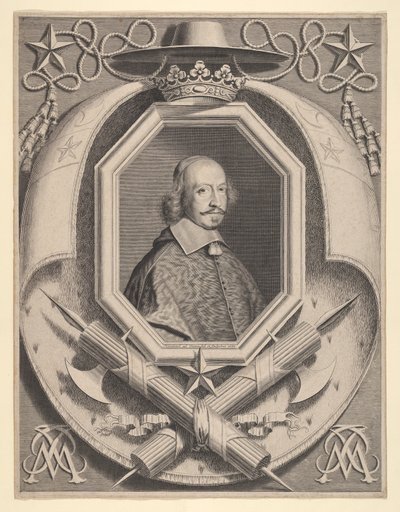 Kardynał Jules Mazarin autorstwa Robert Nanteuil