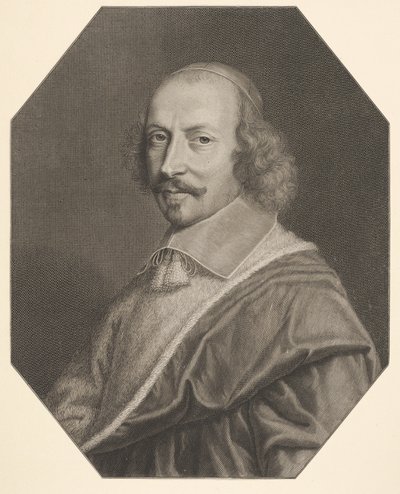 Kardynał Jules Mazarin, 1656. autorstwa Robert Nanteuil