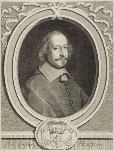Kardynał Mazarin autorstwa Robert Nanteuil