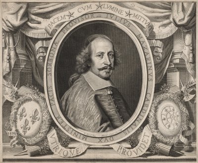 Kardynał Mazarin, 1660. autorstwa Robert Nanteuil