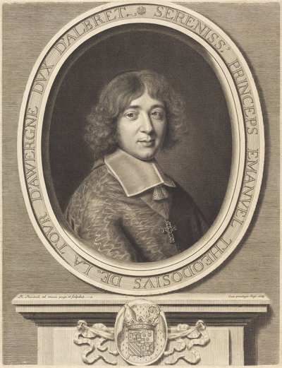 Kardynał de Bouillon autorstwa Robert Nanteuil