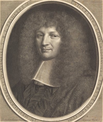 kardynał de Furstenberg autorstwa Robert Nanteuil