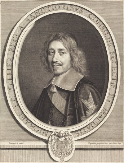 Kanclerz Michel Le Tellier autorstwa Robert Nanteuil