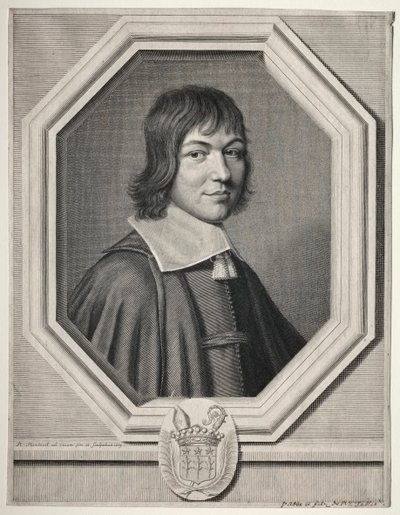 Charles Maurice le Tellier, 1663. autorstwa Robert Nanteuil