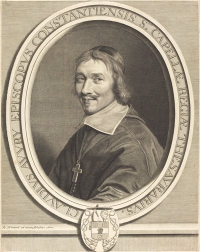 Claude Auvry autorstwa Robert Nanteuil