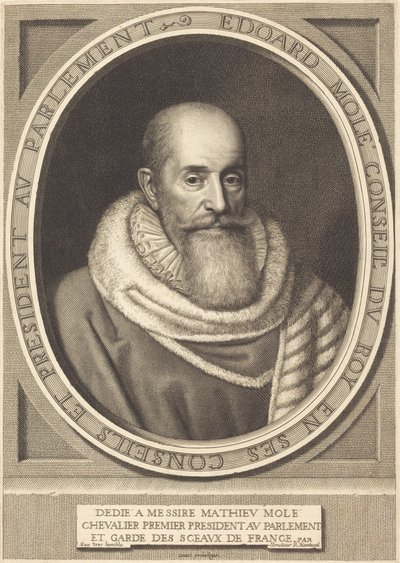 Édouard Molé autorstwa Robert Nanteuil