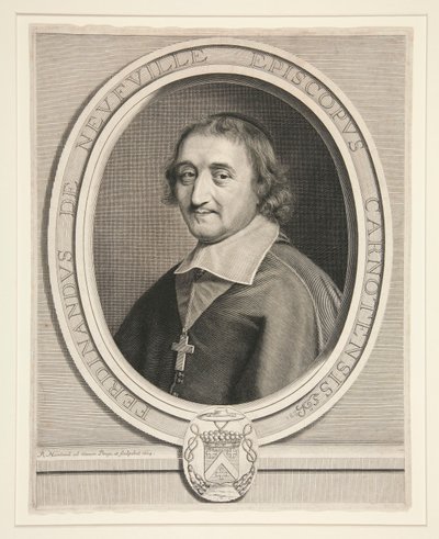 Ferdynand de Neufville, biskup Chartres (1608-1678) autorstwa Robert Nanteuil