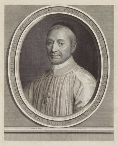 François Blanchart, Abb? de Sayde-Geneva?be (opat Sayde-Geneva?be) autorstwa Robert Nanteuil