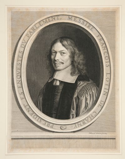 François Lotin de Charny (przewodniczący parlamentu Paryża) autorstwa Robert Nanteuil