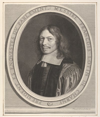 Francois Lotin de Charny, ca. 1657. autorstwa Robert Nanteuil