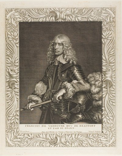 François de Vendôme, książę Beaufort autorstwa Robert Nanteuil