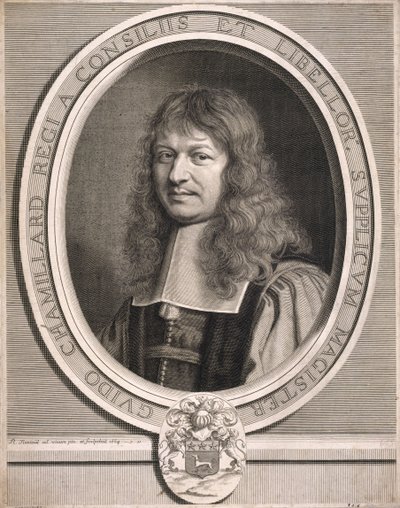 Guido Chamillard, mistrz petycji. 1664. autorstwa Robert Nanteuil