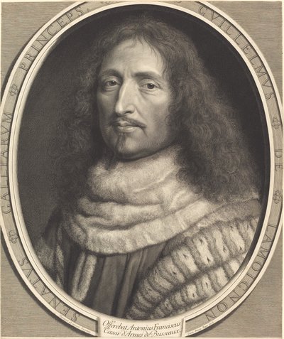 Guillaume de Lamoignon autorstwa Robert Nanteuil