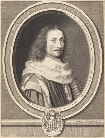 Guillaume de Lamoignon autorstwa Robert Nanteuil