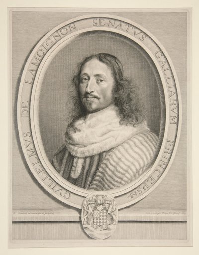 Guillaume de Lamoignon, markiz Baville autorstwa Robert Nanteuil