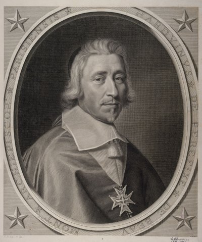 Hardouin de Péréfixe de Beaumont, arcybiskup Paryża. 1665. autorstwa Robert Nanteuil