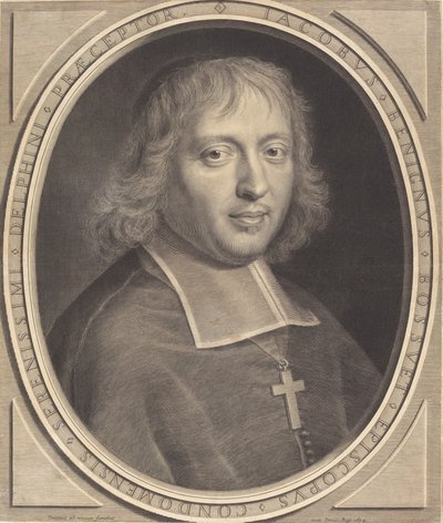Jacques-Beigne Bossuet autorstwa Robert Nanteuil