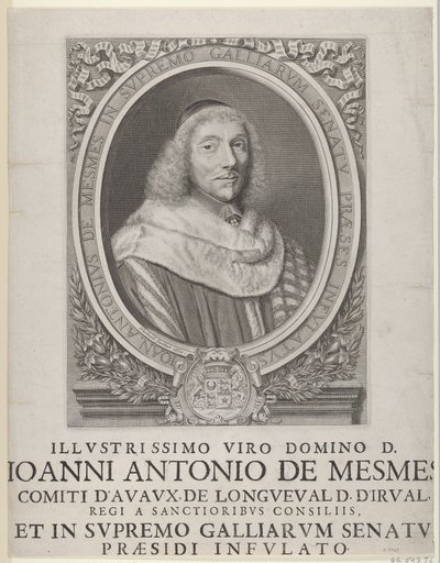 Jean-Antoine de Mesmes, 1658. autorstwa Robert Nanteuil