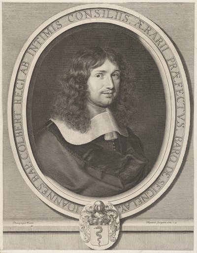 Jean-Baptiste Colbert, 1660. autorstwa Robert Nanteuil