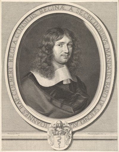 Jean-Baptiste Colbert, 1660. autorstwa Robert Nanteuil